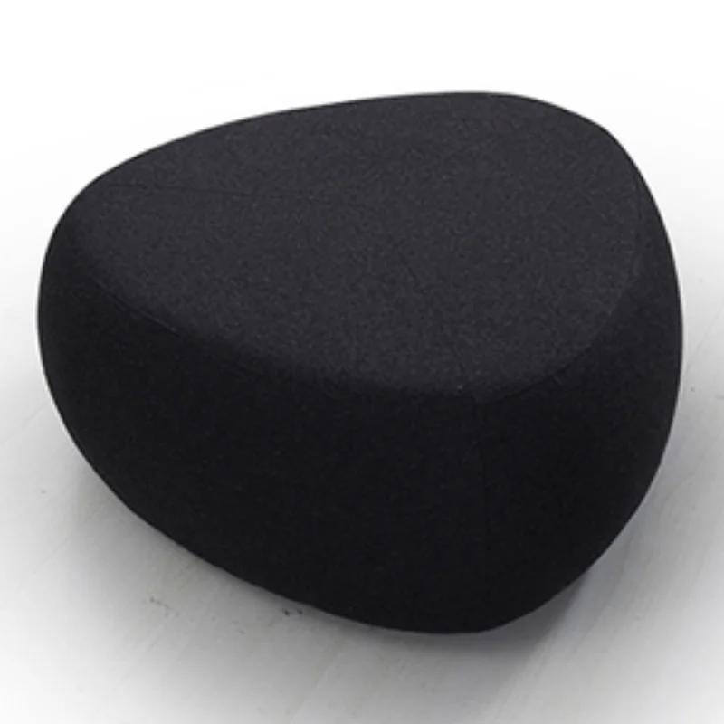 Nordic Stool Creative Ottoman Fashion Foot Stool Special-shaped Pebble Multifunctional Big Furniture for Home Portable Design