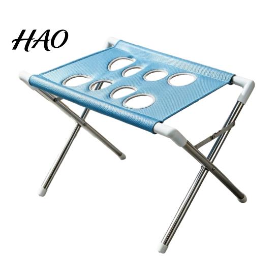 Pet Trimming Grooming Aid Dog Hammock, Stainless Steel Foldable Stand, Cat Washing Station, 8-Hole Station Table for Cats Dogs Bathing & Nail