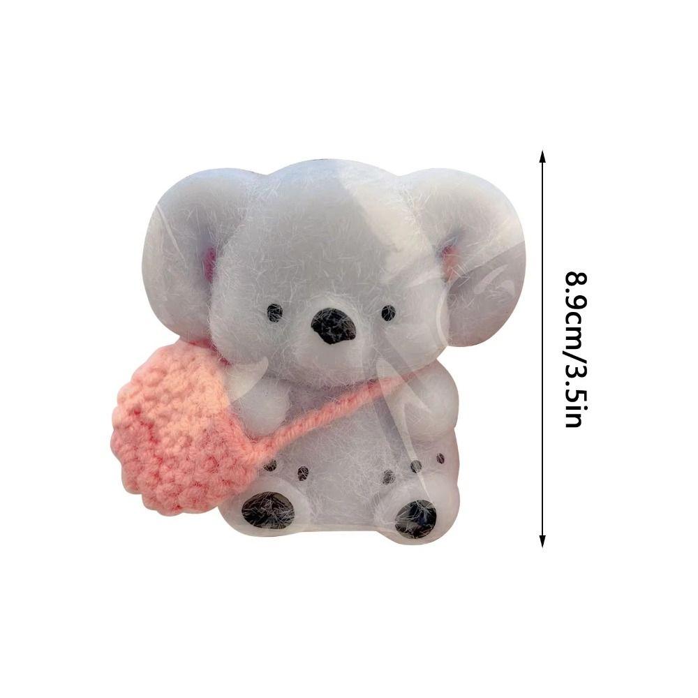Creative Soft Koala Pinching Toy ,Cartoon Handmade Koala Squishy Fidget Toy Stress Relief Koala  Squishy Fidget Toy  Squeeze Toys for Kids Gift