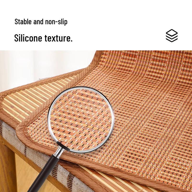 Bamboo Cooling Seat Cushion for Office Chair - All Seasons Comfort Pad