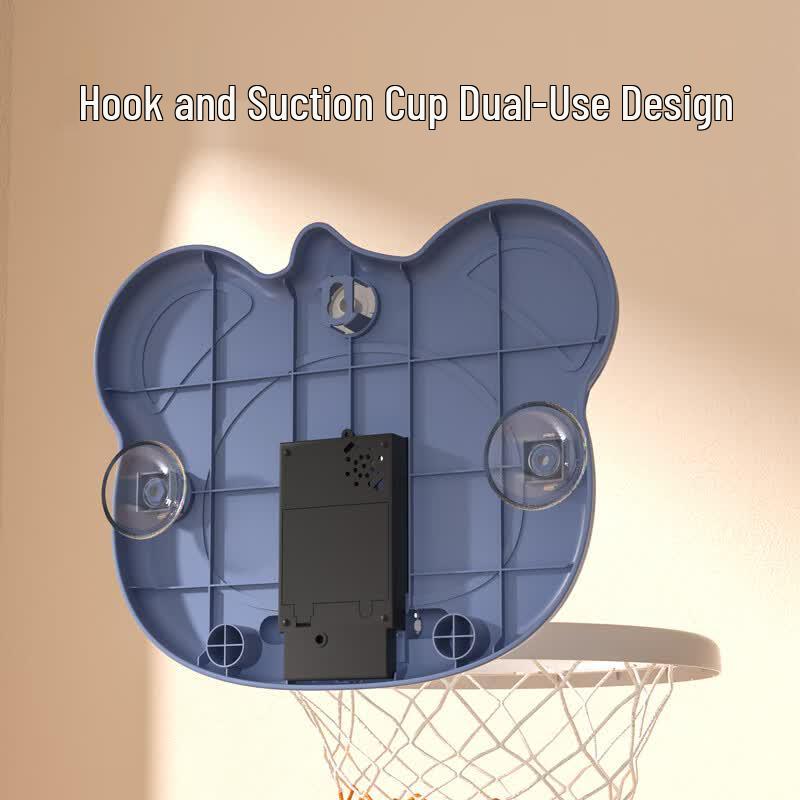 TEMI Kids Indoor Basketball Hoop & Ring Toss Set