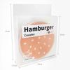 8pcs Hamburger Coaster Waterproof Coasters PVC Drink Coaster Non-Slip Cup Mat Hamburger Shape Coasters Heat Insulation Cute Pattern Coasters Holiday