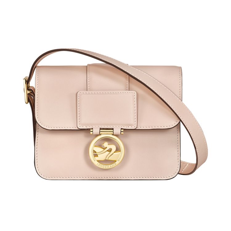 

Longchamp Box-Trot 18 Flap Closure Adjustable Shoulder Strap Calfskin Crossbody Bag Small Women Crossbody Bag Light-Pink 10174HAUP53 Basic Set (Bag+Dust Bag)
