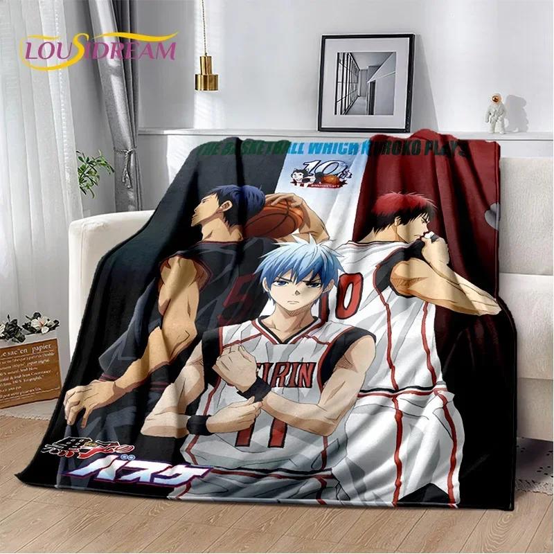 Animacinis Kuroko krepšinio anime pledas, minkštas apklotas namams, miegamajam, lovai, sofai, iškylai, kelionėms, biurui, vaikams