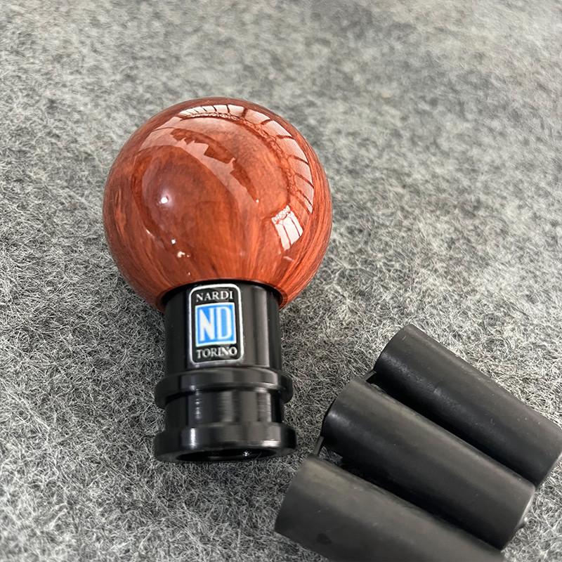 universal Aluminum Alloy Wood Grain Color Gear Shifter Knob Car All Aluminum Gear Lever