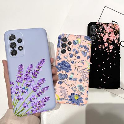 Flowers Case For Women Girl Samsung Galaxy A23 M23 5G Case Shell Shockproof Protection Bumper For Cover Samsung M23 A23 A 23