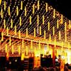 EU Plug Meteor Shower Led Fairy String Lights Street Garlands Party Decorations for Holiday Halloween Wedding Birthday Christmas