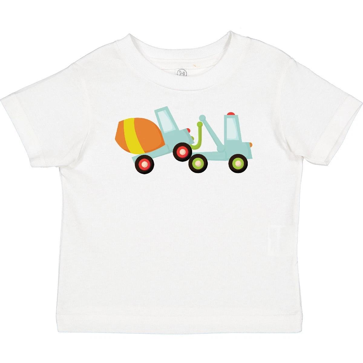 

Inktastic Tow Truck Construction Baby T-Shirt Cet Mixer Trucks Transportation 120