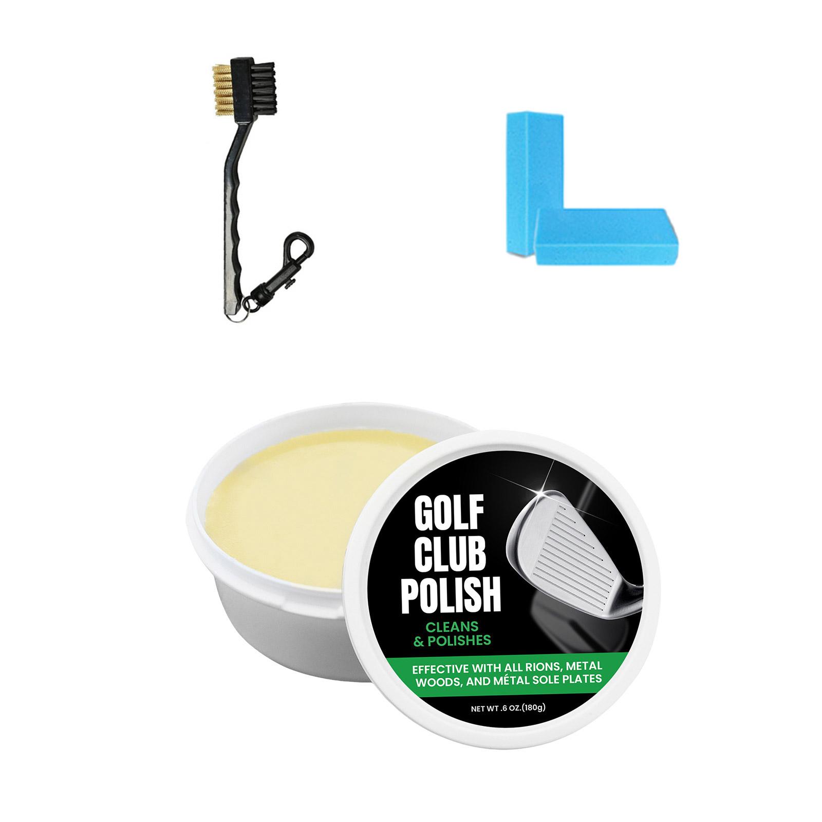 

Многоцелевые наборы для полировки клюшек для гольфа, бальзам для чистки канавок для гольфа, полировальная паста для удаления царапин, принадлежности для гольфа 2