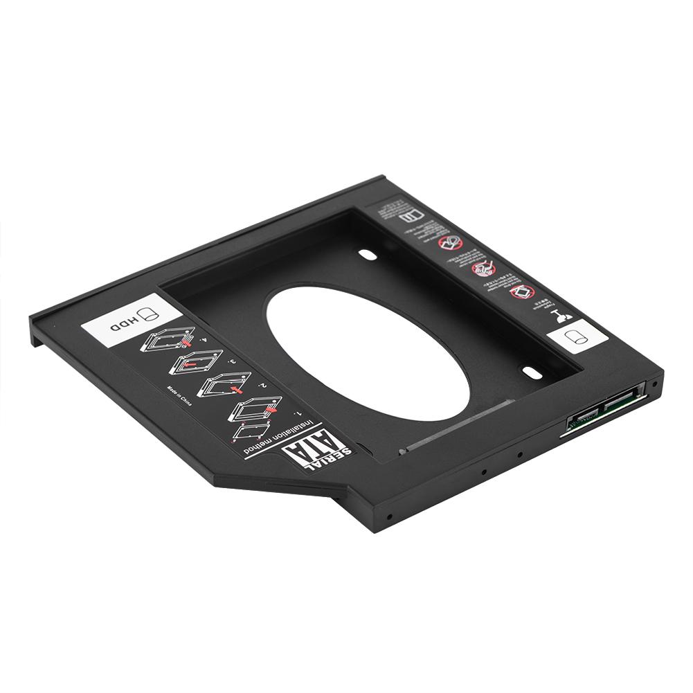 2.5  SATA HDD SSD Enclosure Hard Disk Drive Bay Caddy Optical DVD Adapter for Laptop 9.5mm