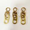 3 Pieces Brass Boat Flag Hooks Proof Marine Hardware for Harsh Environments Easy Mounting Flag Holders