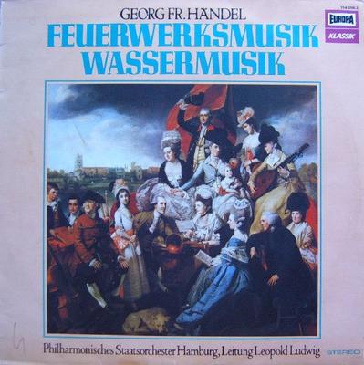 LP Record GEORG FR. HANDEL PHILHARMONISCHES Feuerwerksmusik Wassermusik 1140183 EUROPA KLASSIK 1977 Germany Classical Used