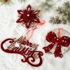 Festival Christmas Hanging Ornament Plastic Decors For Homes Holiday Party Gift HX6C