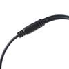 Cabo divisor de energia DC 5,5x2,1 mm/5,5x2,5 mm 1 macho para 2 machos Cabo adaptador Y para câmera CCTV e luz LED 40 cm/30 cm