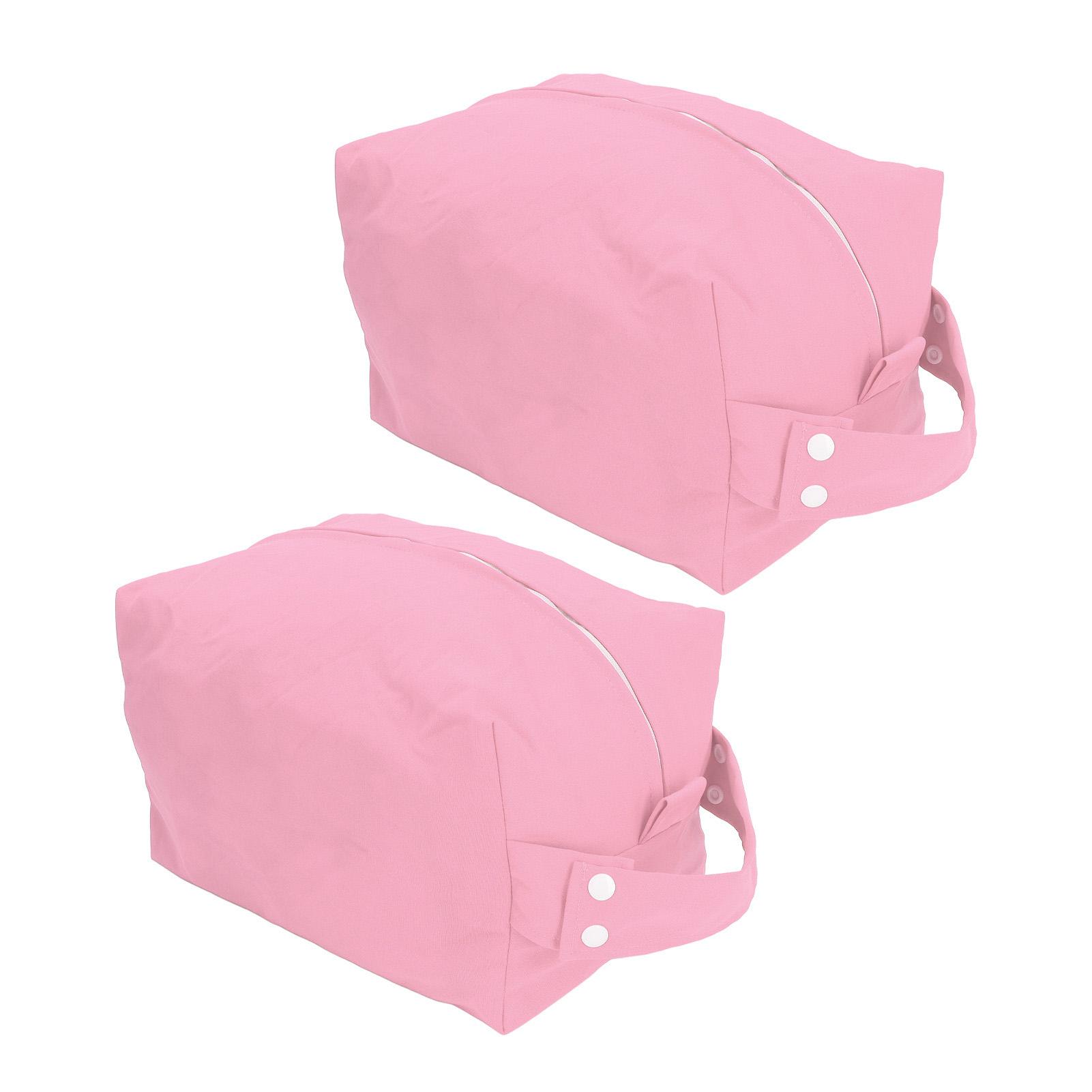 

2Pcs Diaper Bag Snap Design Waterproof Reusable Toiletry Bag Diaper Pouch Storage Organizer for 109