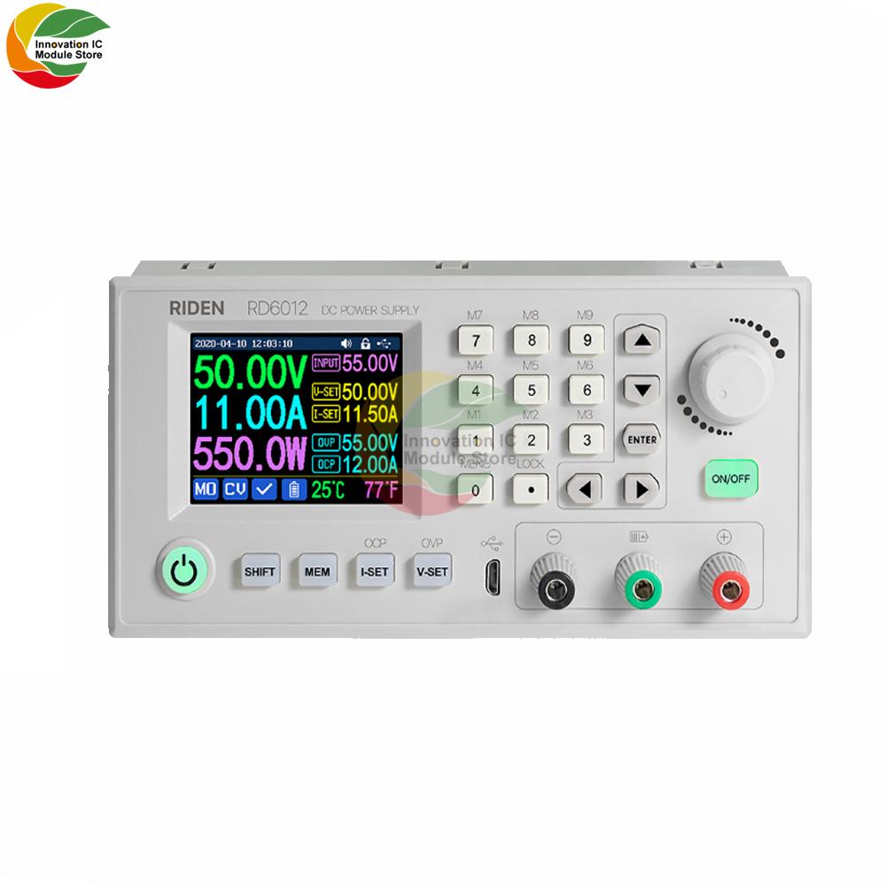 RD6012 RD6012W CNC DC Adjustable Power Supply Experimental Repair Power Switch Voltage Stabilizer Source 60V Step-Down Module