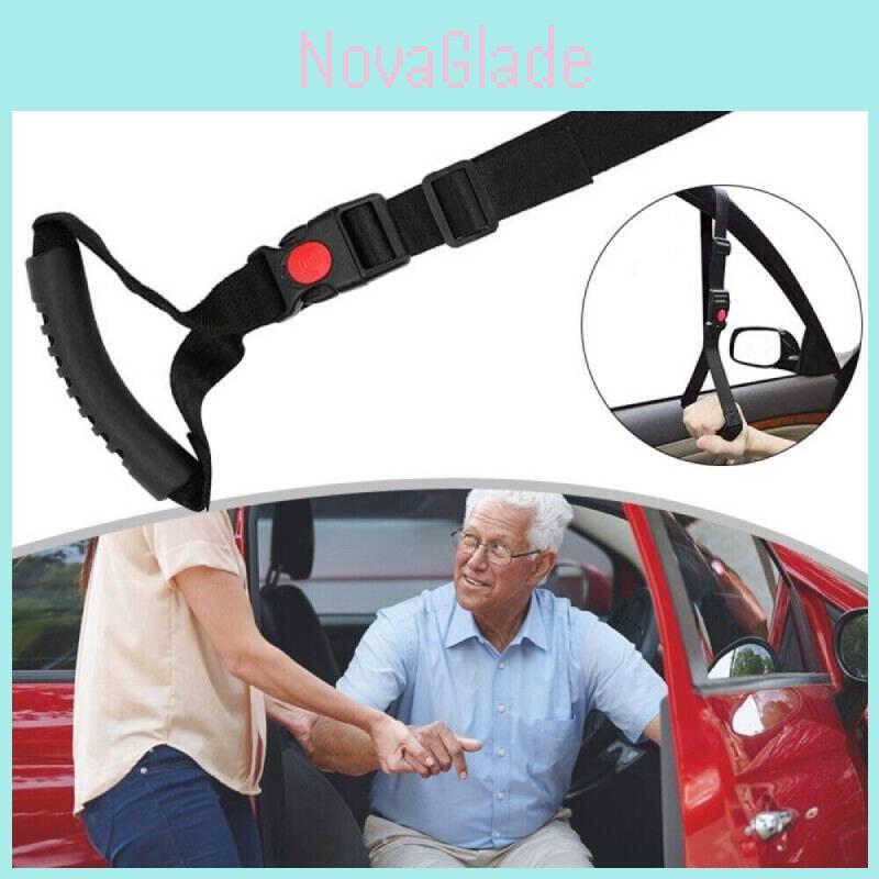 Verstellbarer Universal-Autogriff mit Sicherheitsunterstützung für ältere Menschen Schwarz 48cm/18.89in Größe