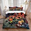 Custom Textile Superhero Compilation Bedding 3 Piece Set HD Print Duvet Cover Pillowcases for Teens Adult Bedroom Decoration