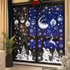 2023 Christmas Window Stickers, Double Sided Display Windows, Holiday Decorative Wall Stickers, Electrostatic Wall Stickers