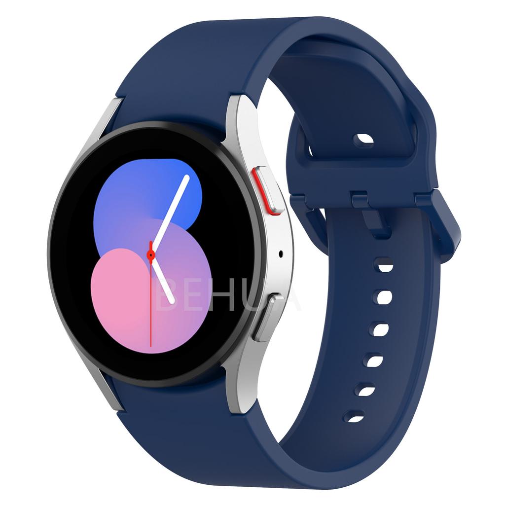 20mm Watchstrap Band For Samsung Galaxy Watch 6 5 4 40mm 44mm classic 47mm 43mm Strap Bracelet Silicone Wristband Plastic buckle