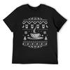 Kaffee-Liebhaber Ugly Sweater T-Shirt neue Geschenke und T-Shirts schwere Stoffe Tierdruck für Jungen Herren-T-Shirt