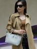 New Fashion Women's Genuine Leather Single Shoulder Crossbody Bag - Top Layer Cowhide Dumpling Design