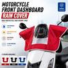 Universal Motorcycle Front Rain Cover Waterproof Sun Protection Dustproof Dashboard Rain Coats Motorcycle Dashboard Rain Cover