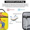 Good Guys Baseball Player Resuable Lunch Boxes Leakproof Child's Play Chucky Thermal Cooler Food Insulated Lunch Bag Kids School