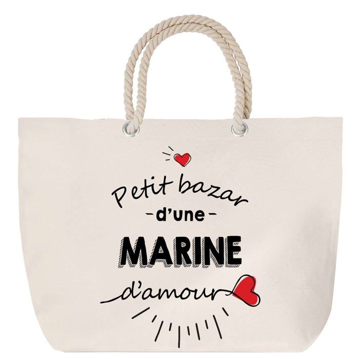 Sac de plage anse corde - PLANETEE - Grand format - Coton - Multicolore - Anse corde