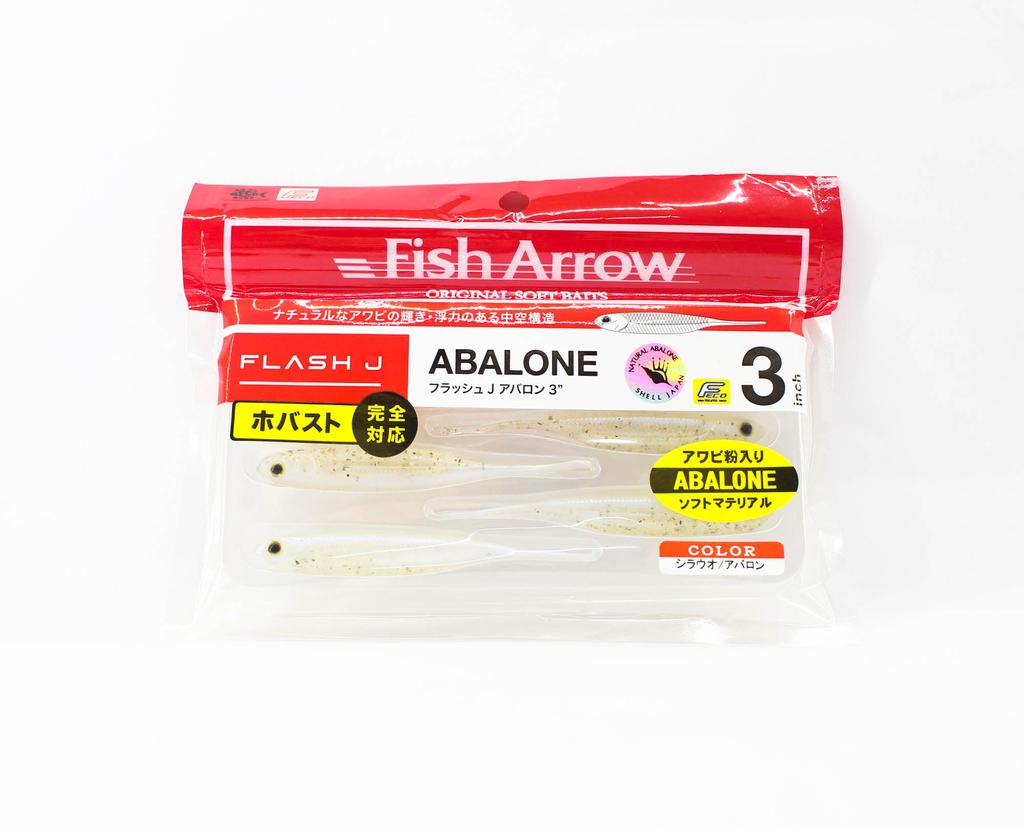 Fish Arrow Soft Lure Flash J Abalone 3 Inch #04 (5238)