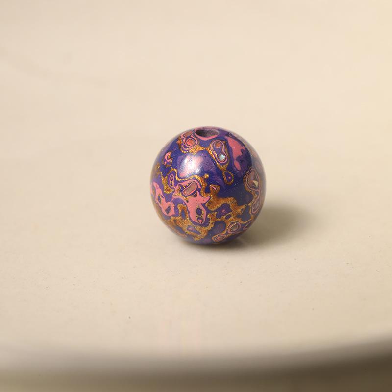 Genuine Flawless 8mm Lacquer Beads Inlaid with Mother-of-Pearl Buddhist Prayer String