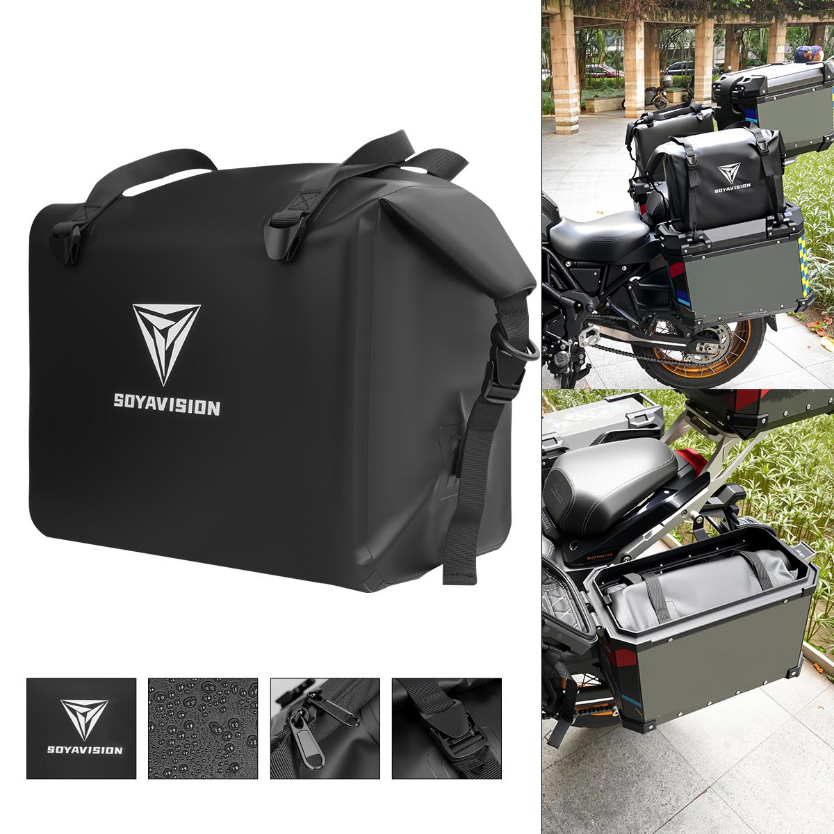 

Waterproof Motorcycle Aluminium Case Liner Bag Luggage Box Inner Bags Black Side Case Top Bags For BMW R1300GS ADVENTURE R1250GS