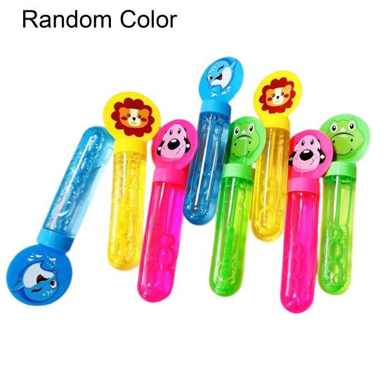 Easy To Hold Bubble Wand Adorable Durable Animal Print Stick