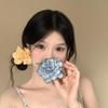 Elegant Floral 3D Hair Clip - Sweet Bangs Duckbill Accessory for Summer