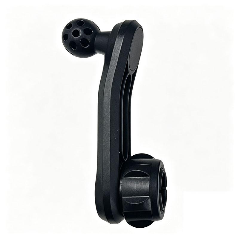 17mm Round Joint Extension Arm Female to Male Head Extender Rotating Rod for Car Air Outlet Phone Stand Mount