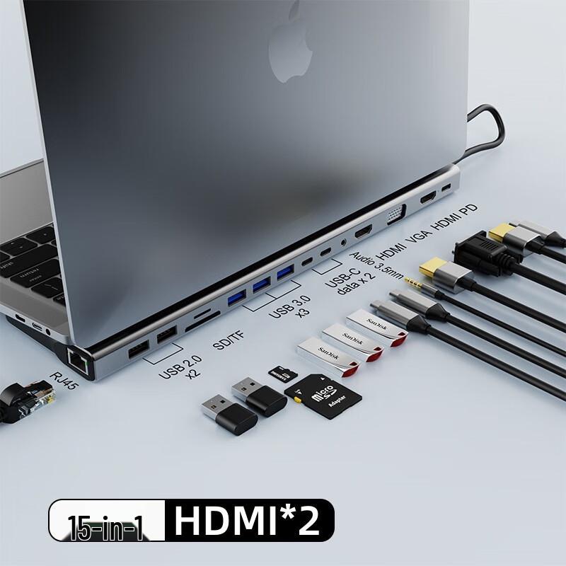 Beiduo Yang 15-in-1 USB-C Docking Station