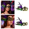 Maskeradmask Venetiansk Halloween-kostymmask Mardi Gras-mask Cosplay-festkostymrekvisita Dans Bröllopsfestmask