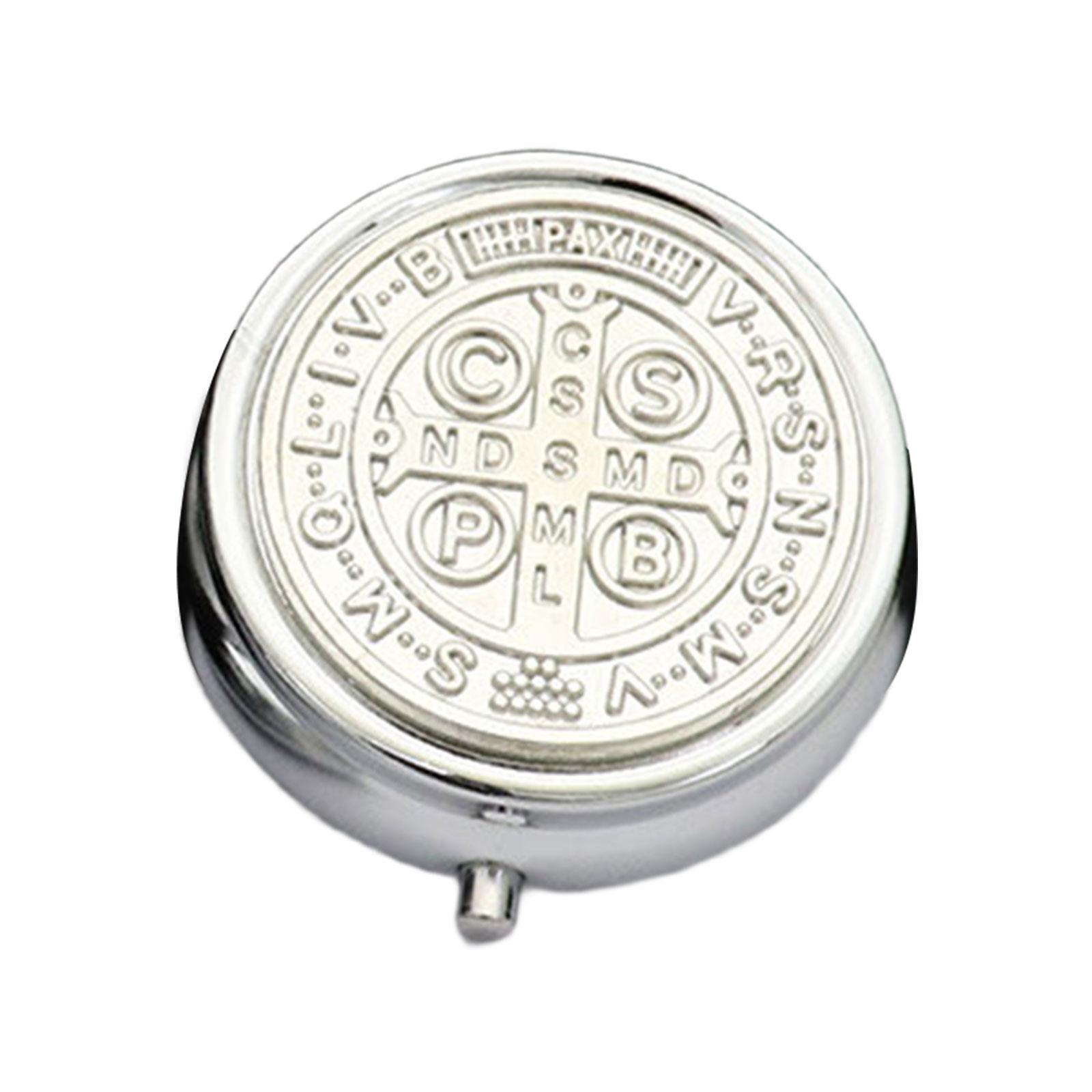 

Елегантна металева скринька для прикрас з вбудованим дзеркалом для макіяжу для християнських домашніх прикрас та зберігання релігійних реліквій K