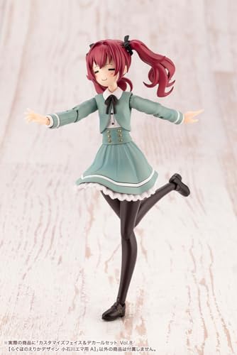 Custom Face & Decal Set Vol.8 for Koishikawa Emma A 1/10 Scale Model Kit - Designed by Ragho No Erika