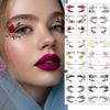 30 Pairs Temporary Eye Tattoo Vivid Eyeliner Makeup Stickers Tools Christmas Birthday Valentine'S Day Wedding (10 Sheets)