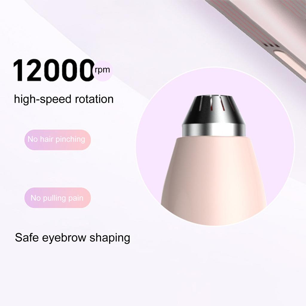 Eyebrow Trimmer for Women Rechargeable Eyebrow Hair Remover Eye Brow and Face Epilator Hair Removal