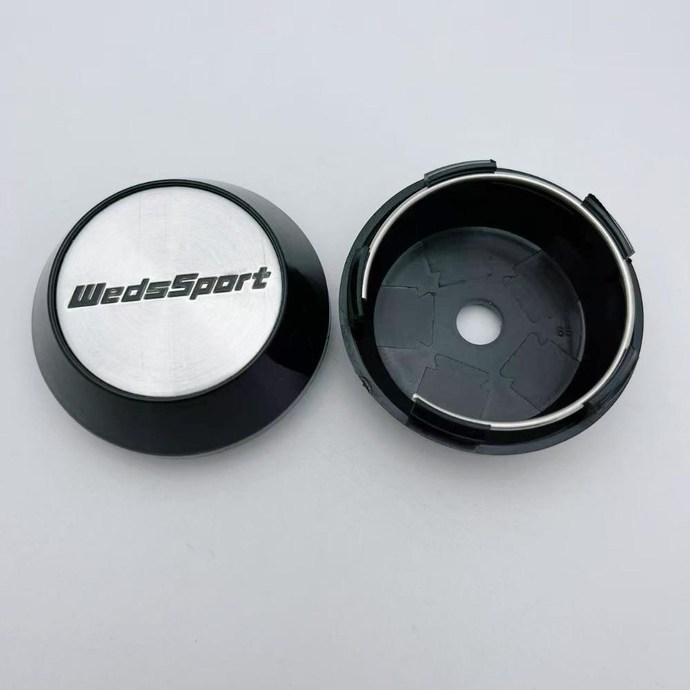 

4pcs 60mm 64mm 65mm 68mm 69mm Car Wheel Center Caps With Weds Sport Logo Badge High Cap Wheel Hubcaps Rim Cover Car Accessories Weds Sport Badge&69MM High Cap