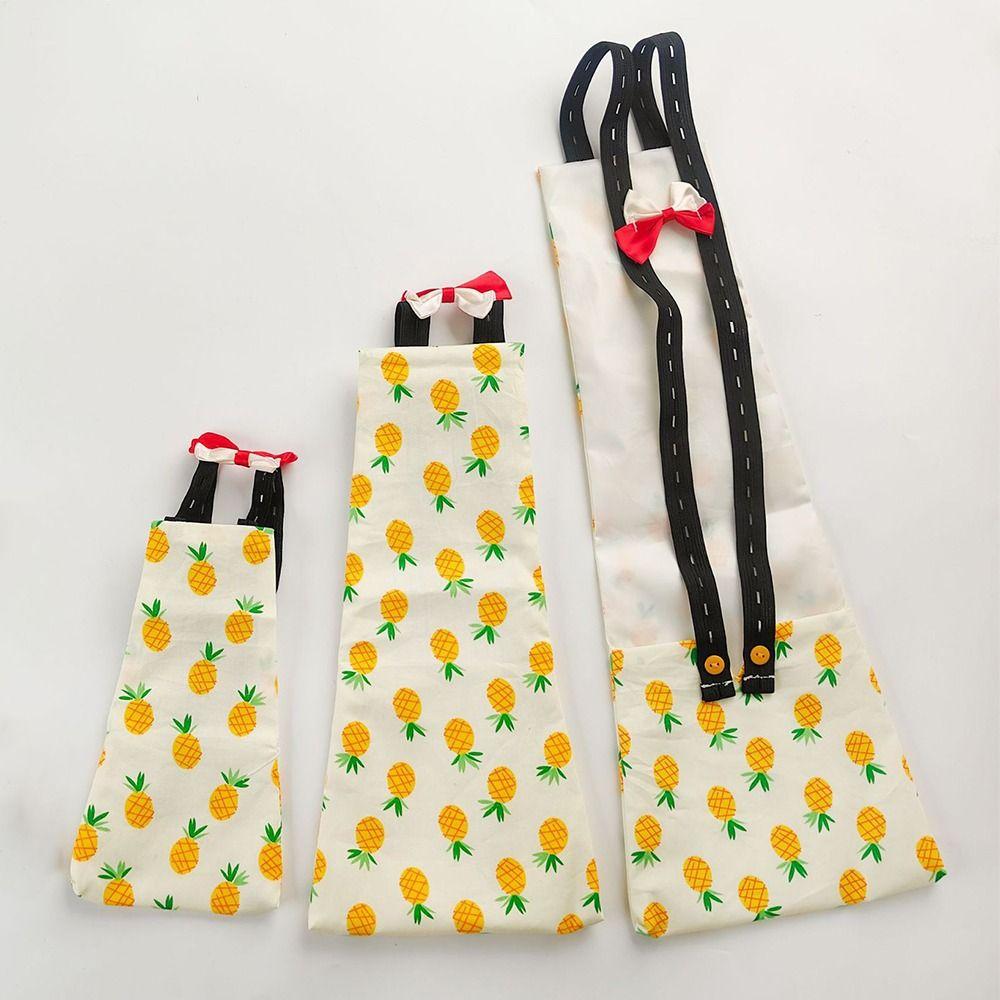 Hen Vest Cute Pet Duck Diaper Reusable S/M/L Poultry Costume Bowknot Wearable Goose Flight Suits Poultry Supplies