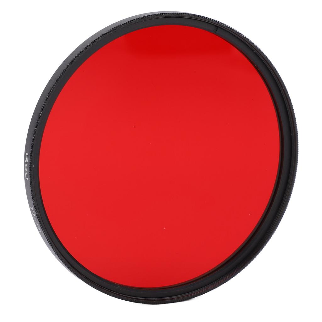 Red Camera Lens Filter High Definition Camera Red Full Color Lens Filter for Nikon DSLR Camera