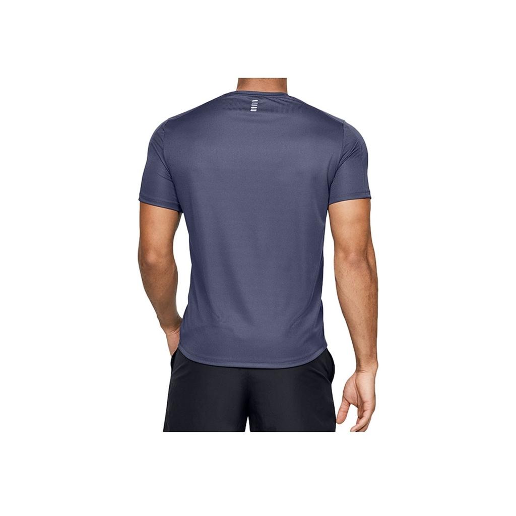 Under Armour Stride Running T-Shirt Men Tops Blue 1326564-497