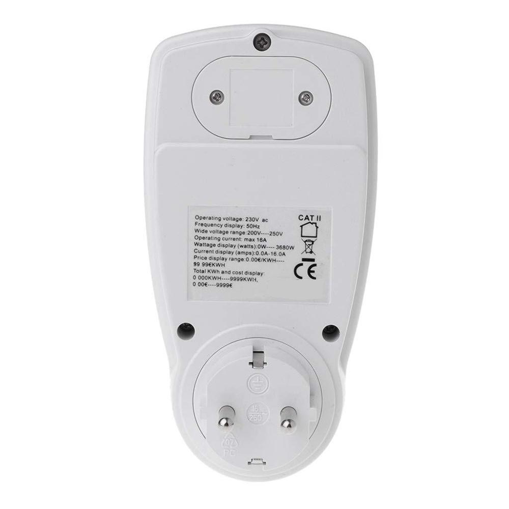 AC Power Meters 220V Digital Wattmeter EU/US Energy Meter Watt Monitor Electricity Cost Diagram Measuring Socket Analyzer