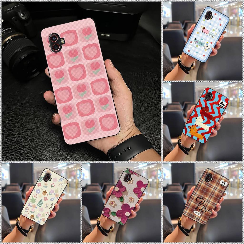 Phone Pouch Fashion Design Phone Case For Samsung Galaxy Xcover6 Pro/SM-G736U/B Anti-knock Shockproof Silicone TPU Cute