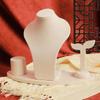 Multifuntional Jewelry Display Solution Jewelry Holder Fabric Texture Jewelry Set Stand for Various Accessory Types
