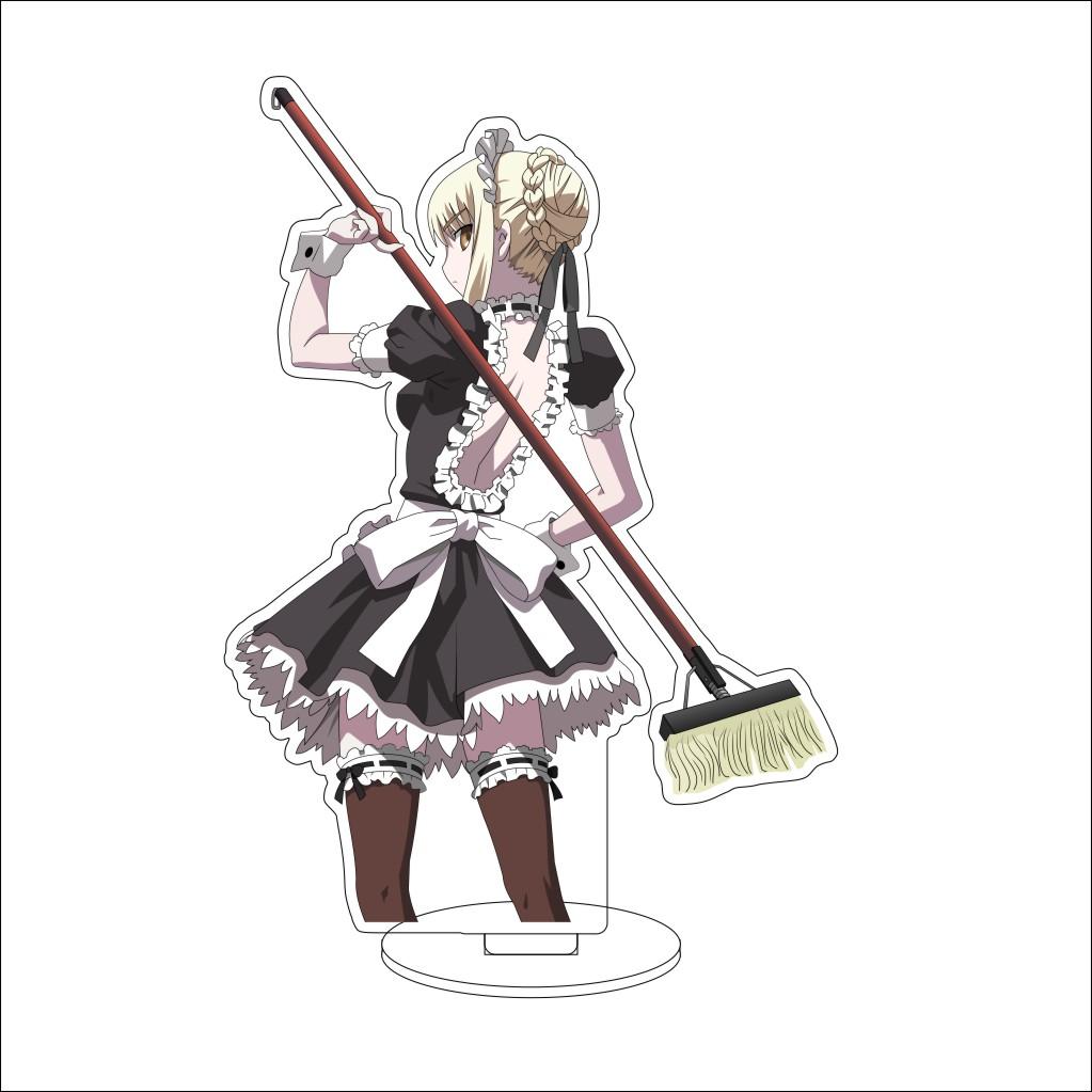 16CM Anime Fate/stay night Cosplay Acrylic Stand Ornaments Rider/Caster/Kirei Kotomine Figure Stand Halloween Gifts