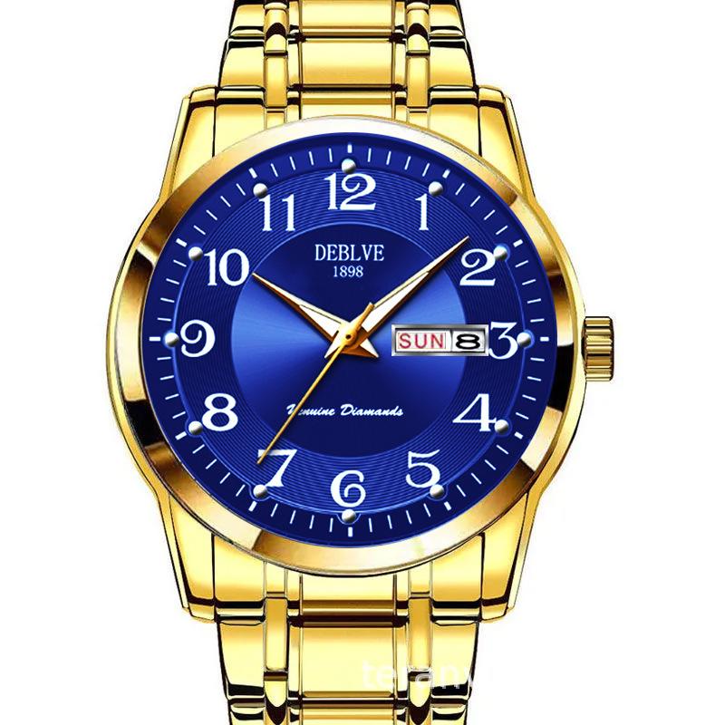 Swiss Automatic Movement Watch Multi-Function Fashion Week Calendar Waterproof Luminous Watch Men'S Non-Mechanical